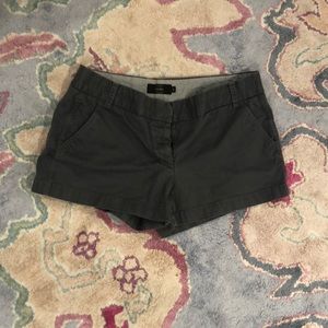 J. Crew grey chino shorts size 12